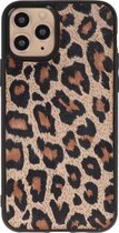 Meilleurs étuis Coque arrière en cuir léopard pour iPhone 11 Pro