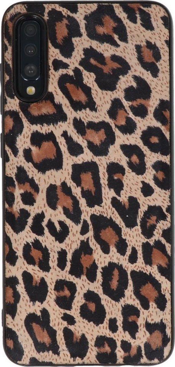 Bestcases Luipaard Leer Back Cover Telefoonhoesje Samsung Galaxy A70