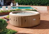 Intex jacuzzi gonflable - spa tourbillon rond Deluxe - pour 4 personnes - Ø 196 cm - 795 litres