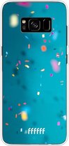 Samsung Galaxy S8 Plus Hoesje Transparant TPU Case - Confetti #ffffff