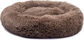 RELAX KUSSEN superzacht - antislip - hond/kat - pluche rond kussen - 60cm in 4 kleuren