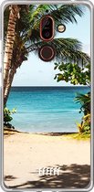 Nokia 7 Plus Hoesje Transparant TPU Case - Coconut View #ffffff