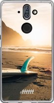 Nokia 8 Sirocco Hoesje Transparant TPU Case - Sunset Surf #ffffff