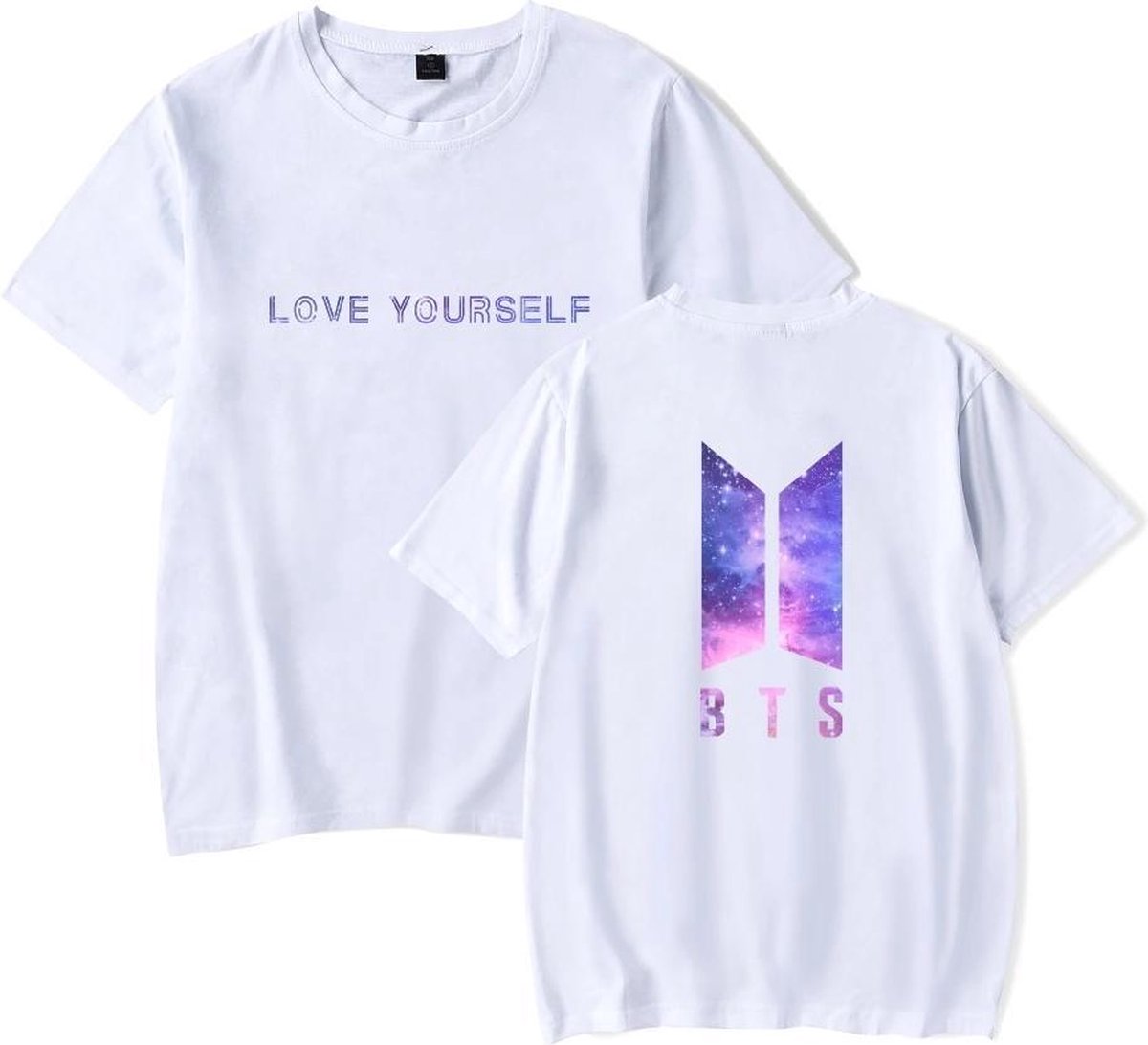 Afbeelding van product BTS Bangtan Boys Love Yourself Shirt Wit - Maat 2XL  - maat XXL