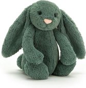 Knuffel Konijn Bashful Bunny Groen Medium 31 cm