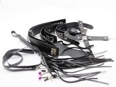 BDSM Set - Bondage - Halsband - Zweepje sex - Handboeien - Seksspeeltjes