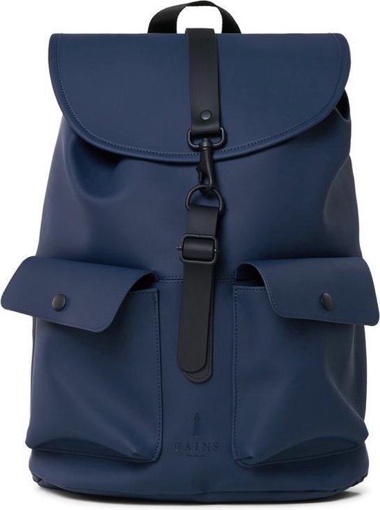 Rains Camp Backpack Unisex Blauw One Size