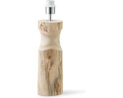 Home Sweet Home - Landelijke tafellamp voet Bodo voor lampenkap - 14/14/43cm - gemaakt van Hout - geschikt voor E27 LED lichtbron - voor lampenkap met doorsnede max.35cm