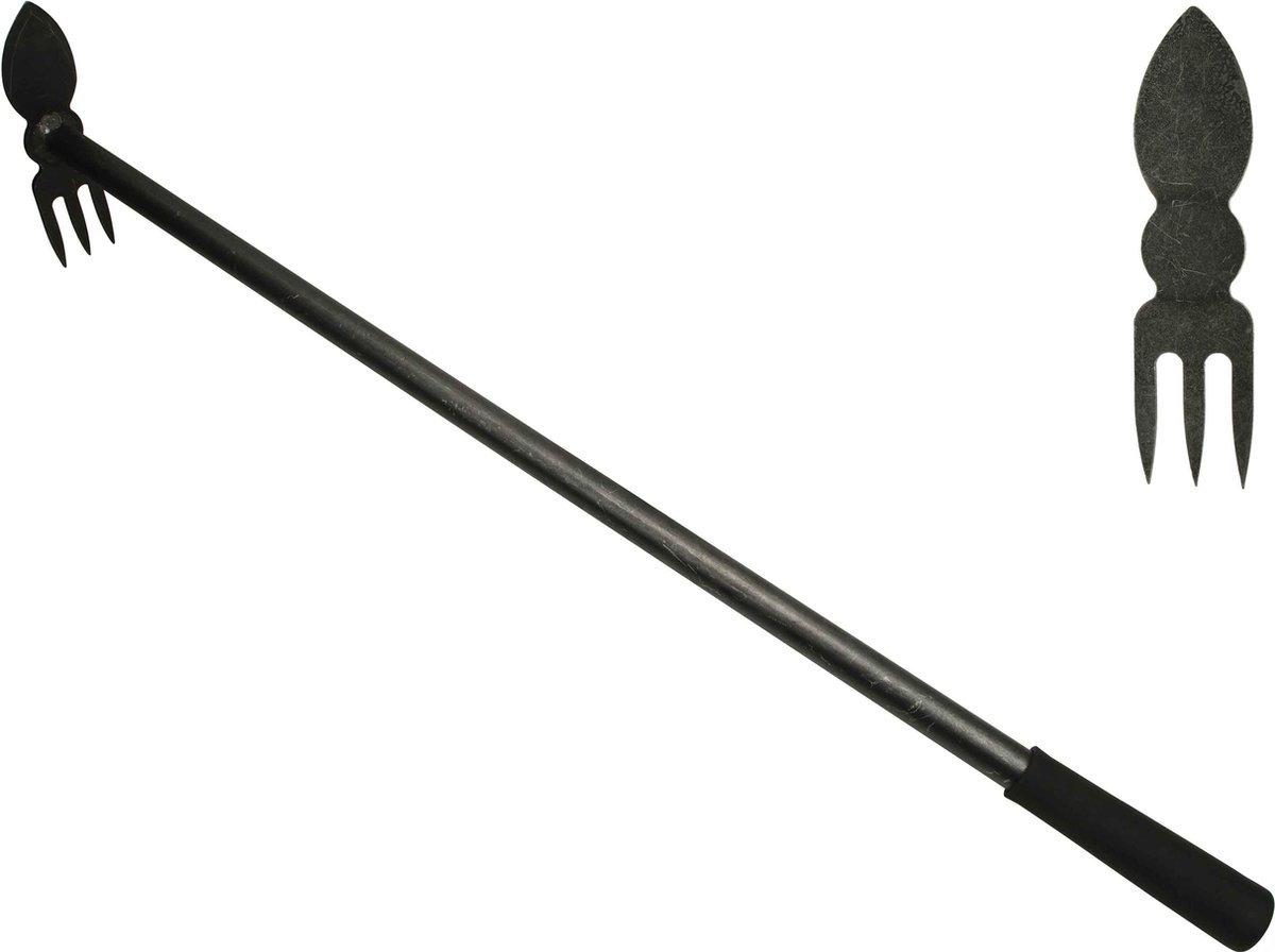 De Wit Combi hak nummer 3 met lange steel 82 cm en 3 tanden