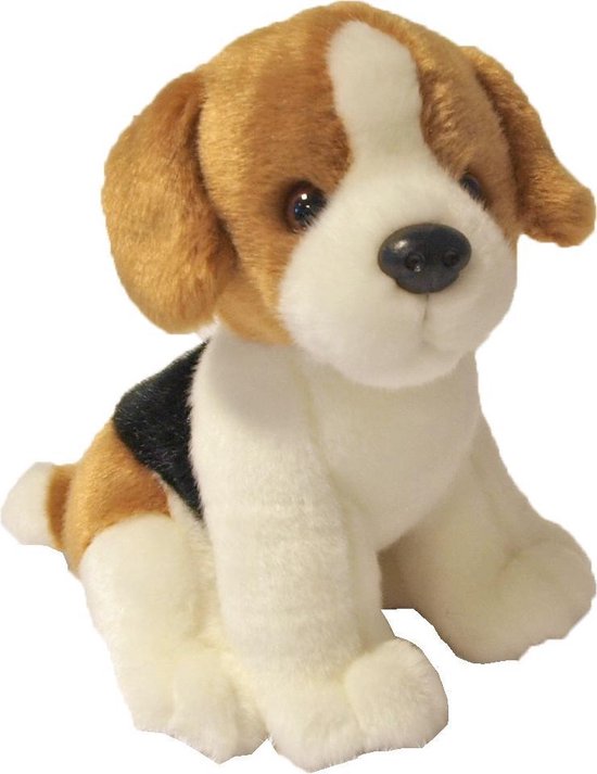 Pluche bruin/zwarte Beagle hond knuffel 20 cm - Honden huisdieren knuffels  - Speelgoed... | bol.com