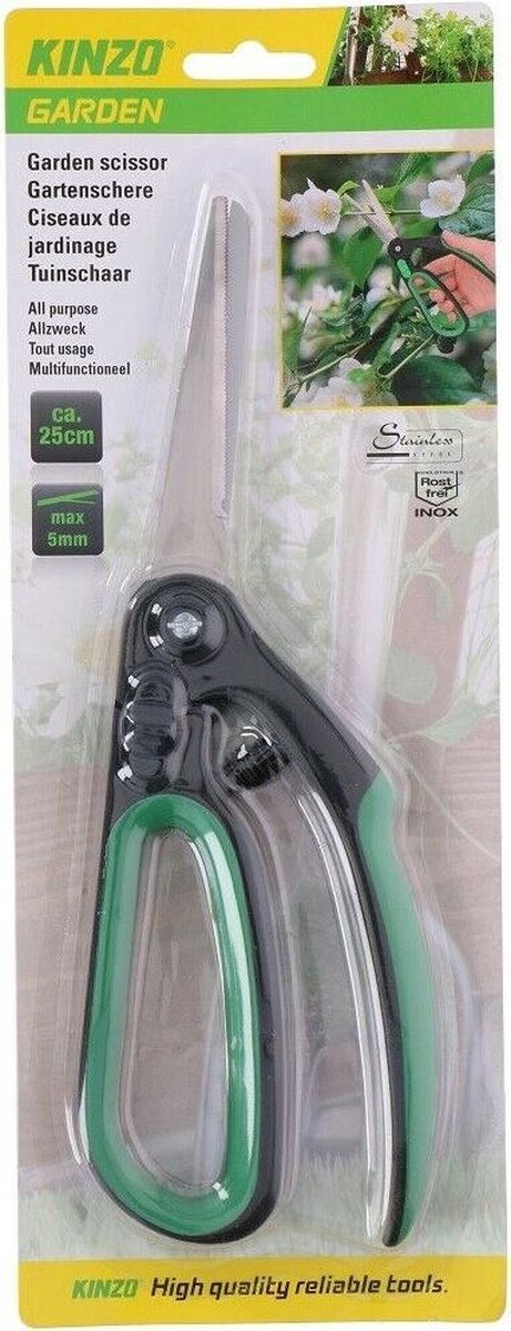 Kinzo Tuinschaar 25 Cm Groen/zwart — afbeelding 2