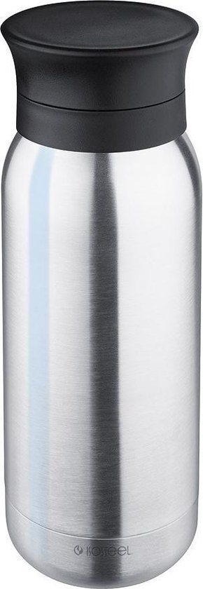 Isosteel Rvs Sportfles 0,35 Liter Zilver