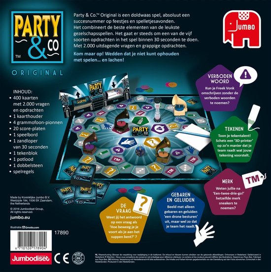 Onleesbaar onderhoud Whitney Jumbo Party & Co Original -Bordspel | Games | bol.com