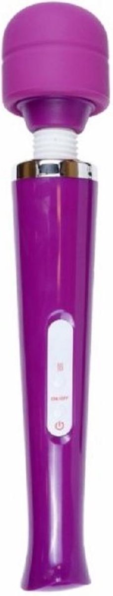Magic -Massager Wand- Vibrator- USB Oplaadbaar- Paars - 10 Functies