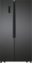 Exquisit SBS135-4XA+DUNKEL - Amerikaanse koelkast - Met Display - No Frost - 436 Liter - Dark Inox