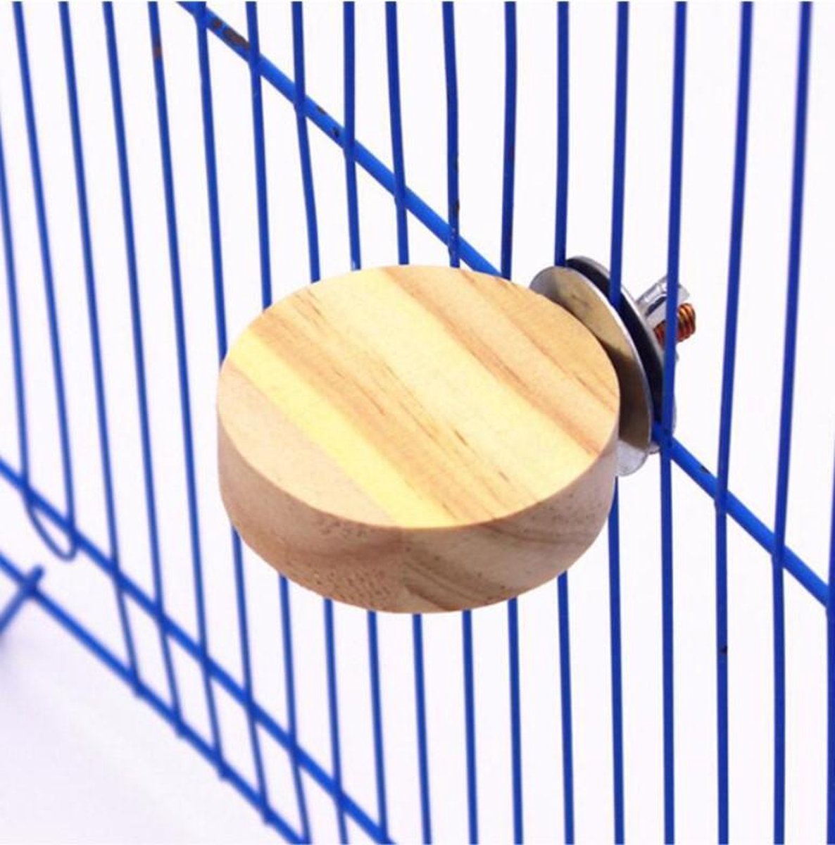 Fdit Houten platform hamster chinchilla's speelgoed papegaai staande kooi springplank voor kleine dieren huisdieren