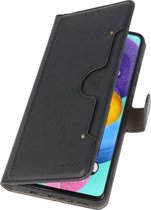 Luxe Portemonnee Case voor Samsung Galaxy A71 - Zwart
