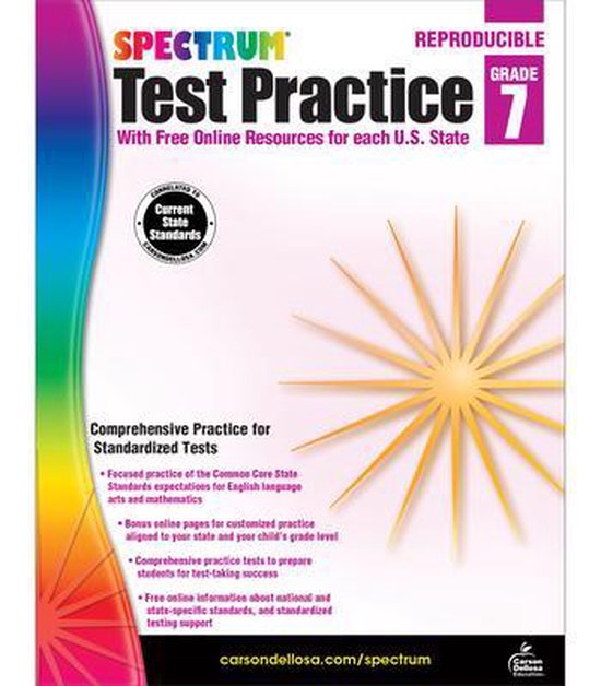 Spectrum Test Practice Grade 7 9781620575994 Boeken 9107