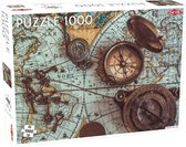 Puzzel Lover's Special: Vintage Sea Map - 1000 stukjes