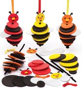 Baker Ross Sets met bijen van stapelbare vormpjes (6 Stuk) Creatieve Knutselset Voor Kinderen