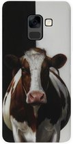 ADEL Siliconen Back Cover Softcase Hoesje voor Samsung Galaxy A6 (2018) - Koe