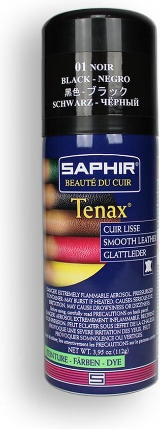 Saphir Tenax spray - leerverf / schoenverf - 07 Saffier Blauw