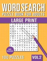 Word Search Puzzle Book for Adults Large Print