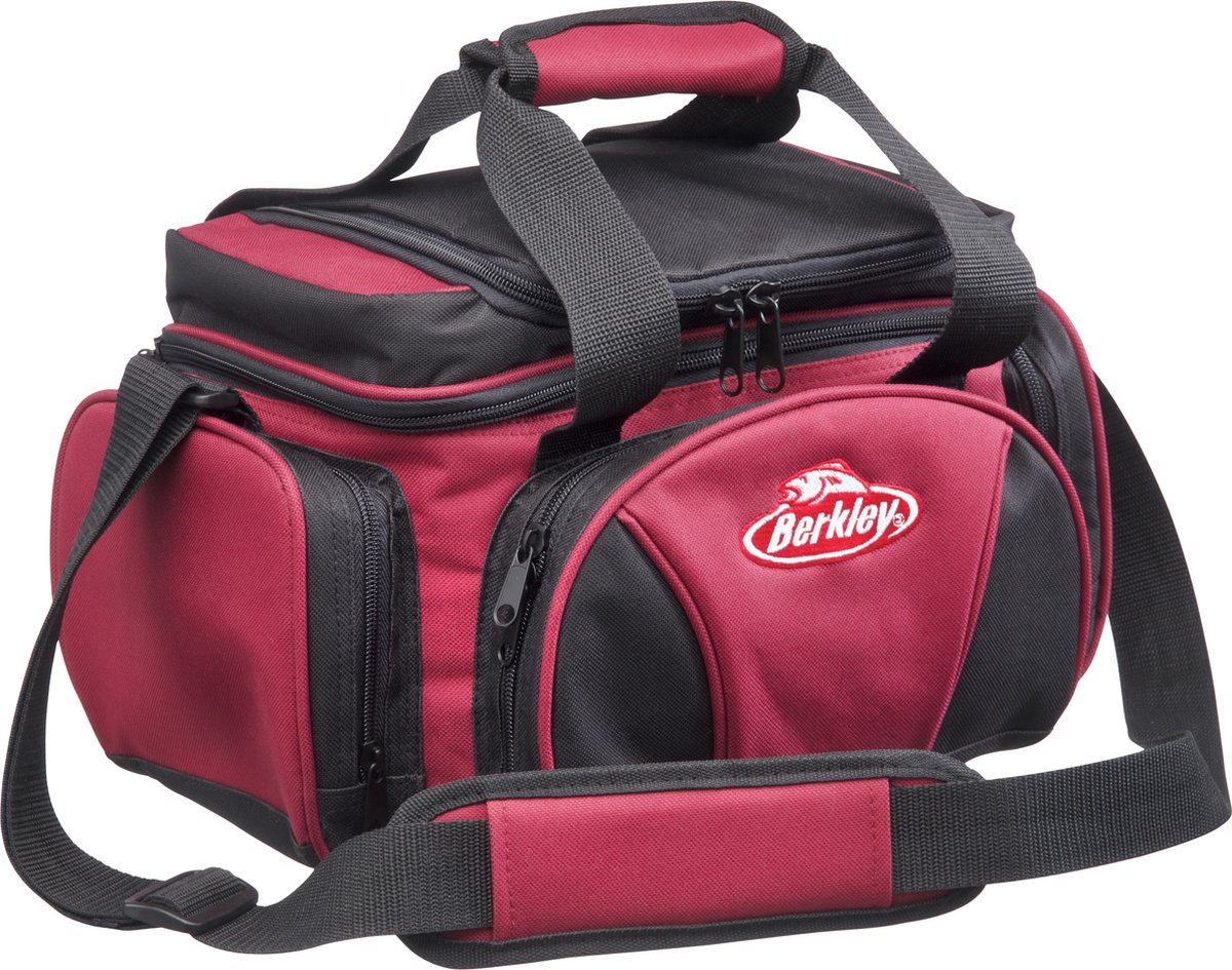 Berkley System Bag | Rood/Zwart | Inclusief 4 boxen | Large | Kunstaastas