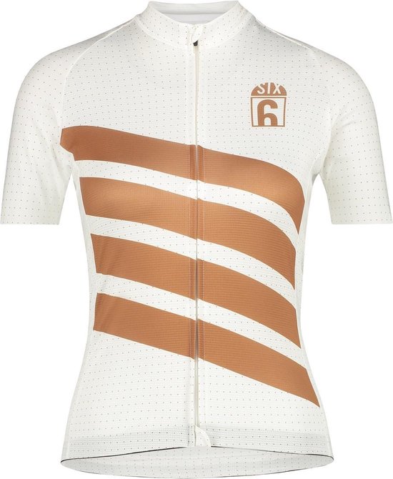 AGU Classic Cycling Shirt Six6 Ladies Cycling Shirt - Taille M - Blanc
