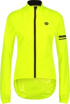 Veste de cyclisme AGU Raincoat Essential pour femme - Taille XL - Jaune fluo