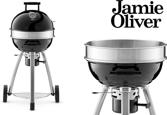 Kietelen jas Grootte Jamie Oliver All Rounder Classic BBQ zwart houtskool grill zomer barbecue |  bol.com