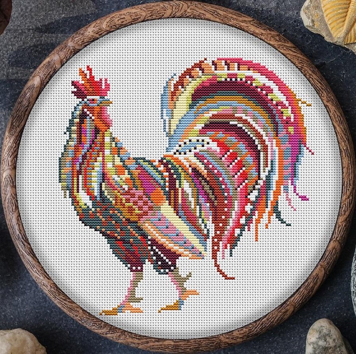 Borduurpakket MANDALA HAAN