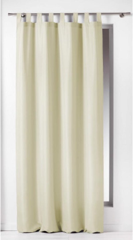 calcium klasse kussen Rideau gordijnen 140 x 260 cm. . lussen , 100% polyester. kleur: naturel |  bol.com