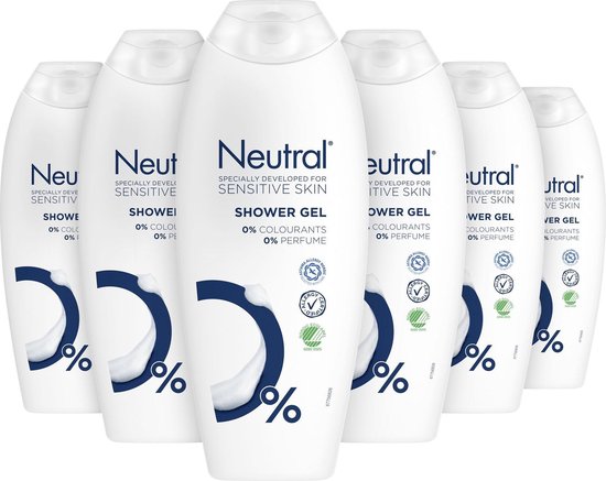 Wanorde gas onstabiel Neutral Sensitive Skin Douchegel - 6 x 250 ml - Voordeelverpakking | bol.com