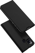 Hoesje geschikt voor Samsung Galaxy A21S - dux ducis skin pro book case - zwart