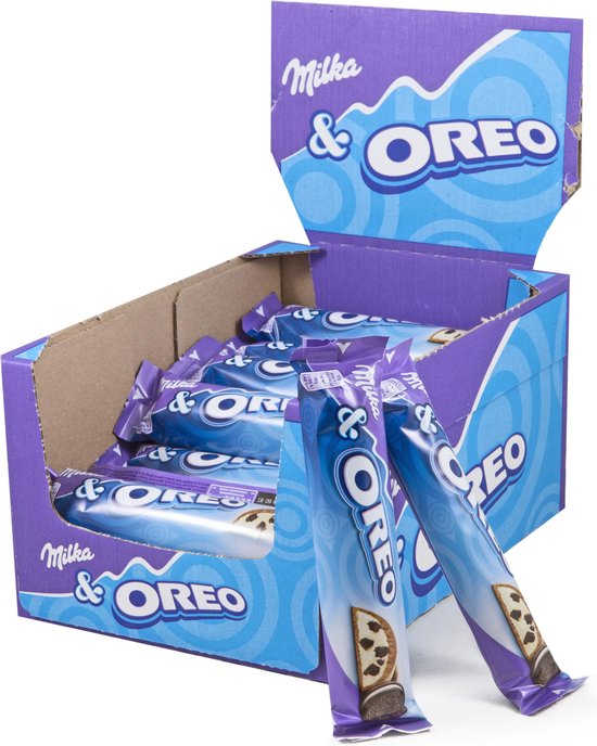 Milka Oreo Chocolade Reep 37g x 36 stuks | bol.com