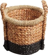 Pole to Pole - L5 - Black Dye Water Lily Basket Small