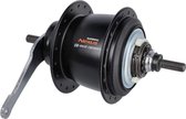 Versnellingsnaaf Shimano Nexus 5 SG-C7000-5 met terugtraprem - 36 gaats - zwart