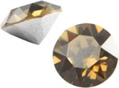 Swarovski ss39 (8.2 mm) Smoked Topaz, 4 st