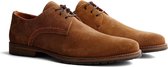Travelin Manchester Suède - Veterschoenen - Lichtbruin - Maat 40