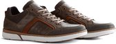 NoGRZ A.Balat - Sportieve leren herensneaker - Taupe - Maat 44