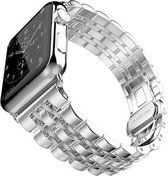 Schakelarmband compatibel met Apple Watch 41/40/38, Zilver, Jazzy