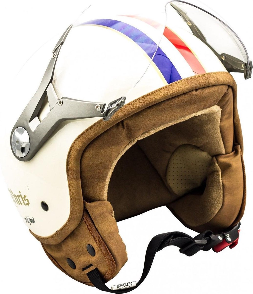 SOXON SP-325 Paris casque jet M Medium 57-58cm tour de tête, avec visière,  casque