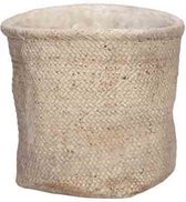 Cosy en Trendy Bloempot Zand 26x25xh24cm Rond - Cement (set van 4) En Yourkitchen E-kookboek - Heerlijke Smulrecepten