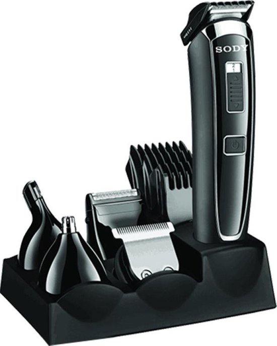 Tondeuse à barbe électrique SODY 5-en-1 - Kit de rasage multifonctionnel  tout-en-un -... | bol.com