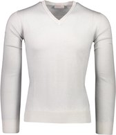 Gran Sasso  Trui Grijs Aansluitend - Maat 3XL  - Heren - Lente/Zomer Collectie - Wol