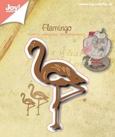 6002/0506 Snijmal Joy crafts flamingo - summer beach - Joycrafts zomer dieren