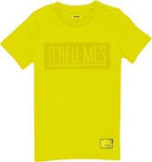 DREU MES GESTREEPT OKERGEEL T-SHIRT