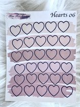 Mimi Mira Creations Functional Planner Stickers Hearts 06