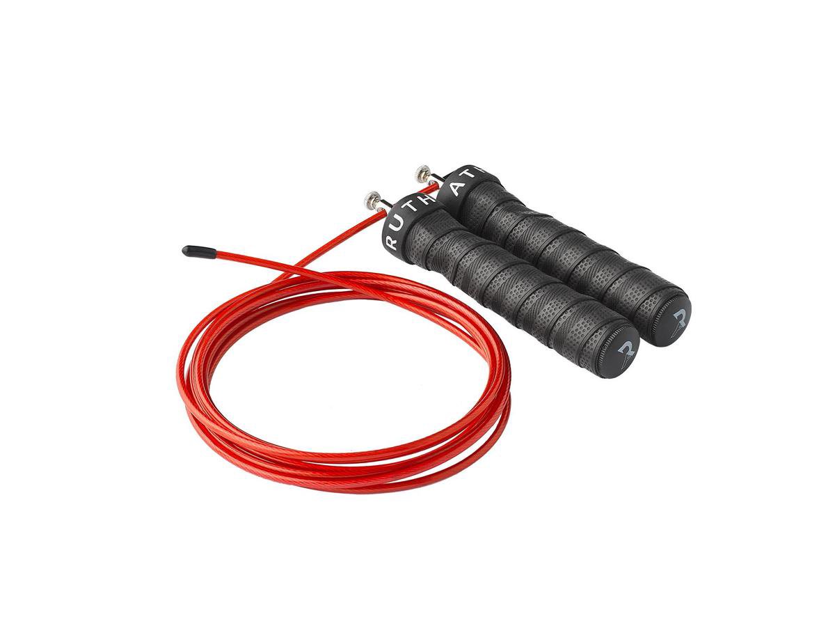 Jump Rope - Ruthless Athletes - Springtouw - Inclusief Instructie & Oefeningen Video - Springtouw Volwassenen - Speed Rope - Sport Springtouwen - Fitness - Thuis Sporten - Sportartikelen — afbeelding 7